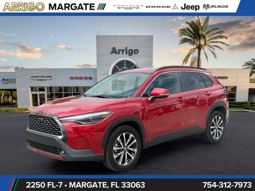 Barcelona Red Metallic 2023 Toyota Corolla Cross XLE