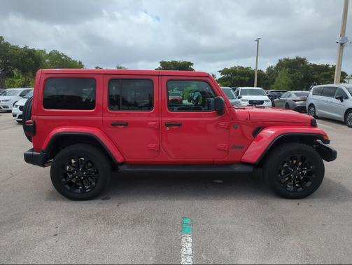 Firecracker Red Clearcoat 2025 Jeep Wrangler 4xe Sahara
