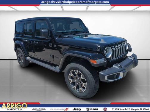 Black Clearcoat 2026 Jeep Wrangler 4-Door Sahara 4x4
