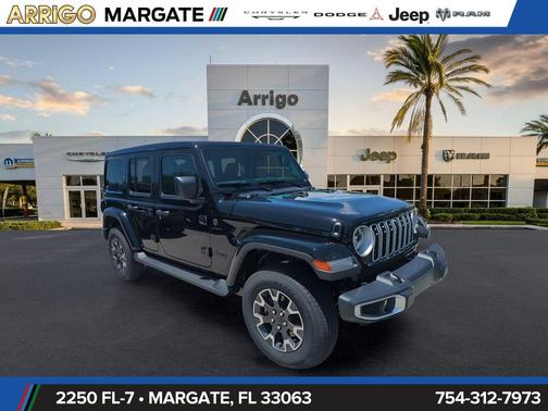 Black Clearcoat 2026 Jeep Wrangler 4-Door Sahara 4x4