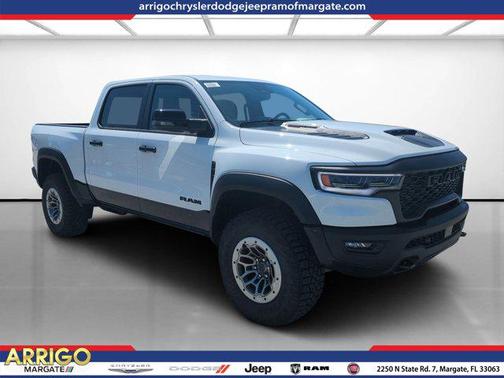 Bright White Clearcoat 2026 RAM 1500 RHO Crew Cab 4x4 5'7' Box