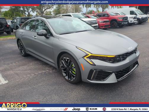 Steel Matte Gray 2025 Kia K5 GT