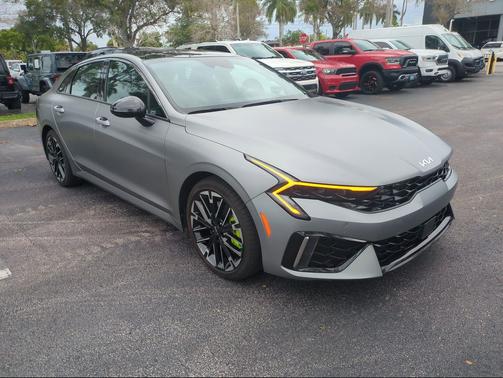 Steel Matte Gray 2025 Kia K5 GT