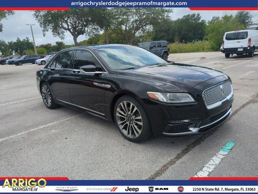Black 2017 Lincoln Continental Reserve
