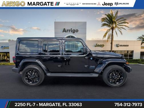 Black Clearcoat 2025 Jeep Wrangler 4xe Sahara