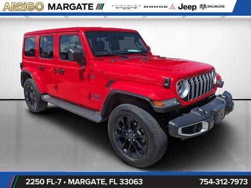 Firecracker Red Clearcoat 2025 Jeep Wrangler 4xe Sahara
