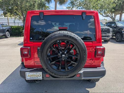 Firecracker Red Clearcoat 2025 Jeep Wrangler 4xe Sahara