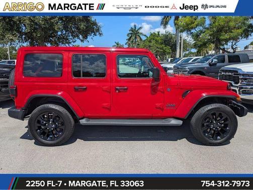 Firecracker Red Clearcoat 2025 Jeep Wrangler 4xe Sahara