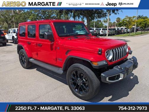 Firecracker Red Clearcoat 2025 Jeep Wrangler 4xe Sahara
