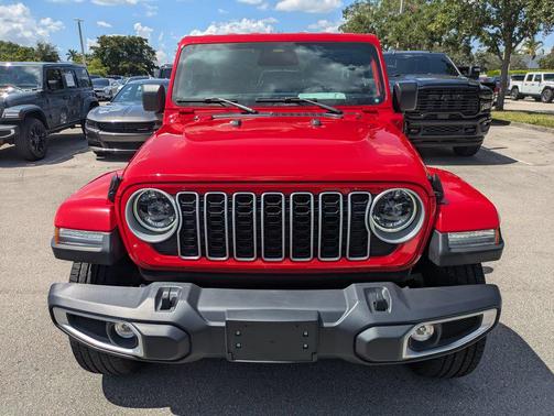 Firecracker Red Clearcoat 2025 Jeep Wrangler 4xe Sahara