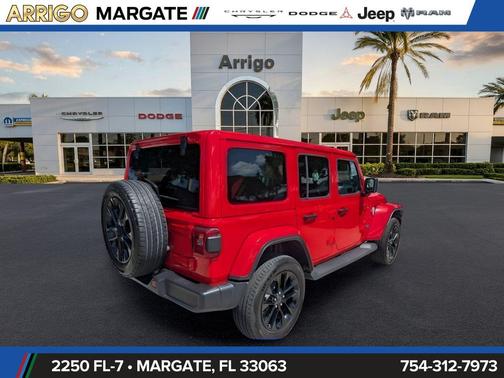 Firecracker Red Clearcoat 2025 Jeep Wrangler 4xe Sahara