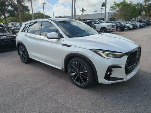 Radiant White 2023 INFINITI QX50 SPORT AWD