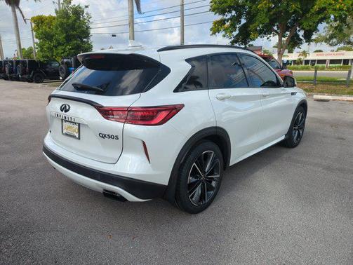 Radiant White 2023 INFINITI QX50 SPORT AWD