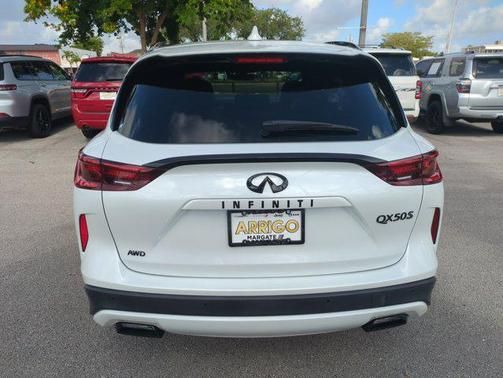 Radiant White 2023 INFINITI QX50 SPORT AWD