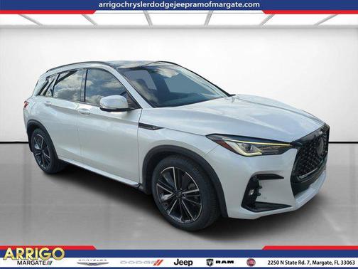 Radiant White 2023 INFINITI QX50 SPORT AWD