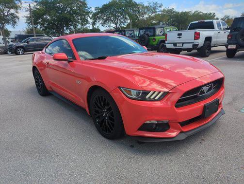 Competition Orange 2015 Ford Mustang GT Premium