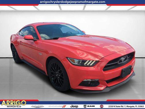Competition Orange 2015 Ford Mustang GT Premium