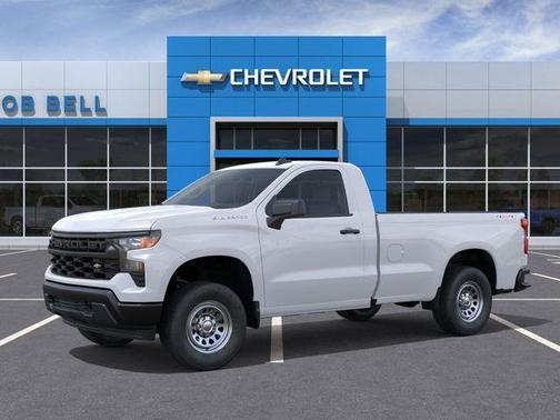 Summit White 2026 Chevrolet Silverado 1500 WT
