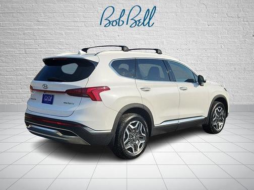 Quartz White 2022 Hyundai SANTA FE HEV Limited