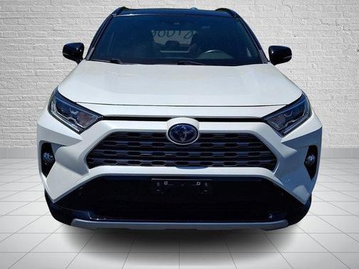Blizzard Pearl / Midnight Black Metallic 2021 Toyota RAV4 Hybrid XSE