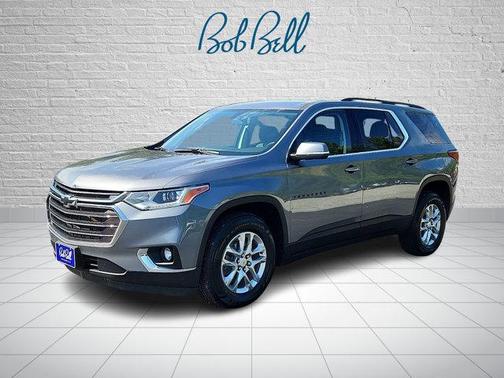 Satin Steel Metallic 2021 Chevrolet Traverse LT Cloth