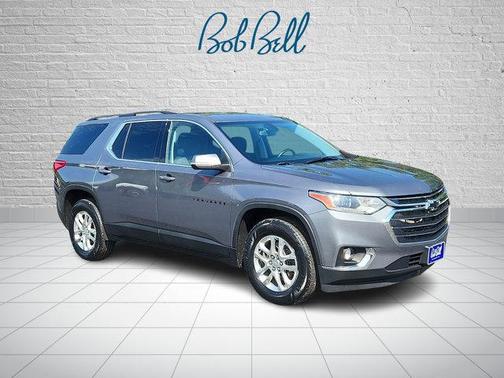 Satin Steel Metallic 2021 Chevrolet Traverse LT Cloth