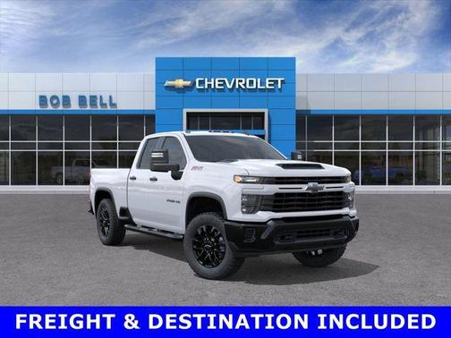 Summit White 2026 Chevrolet Silverado 2500 Custom