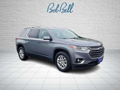 Satin Steel Metallic 2019 Chevrolet Traverse LT Cloth