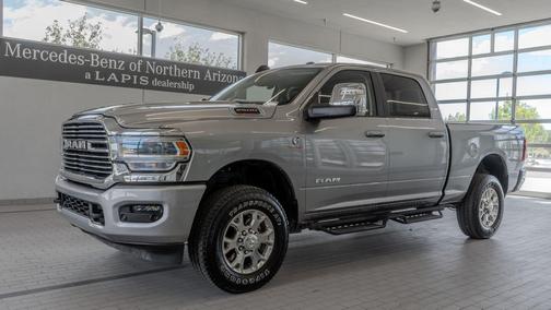 Billet Silver Metallic Clearcoat 2024 RAM 2500 Laramie Crew Cab 4x4 6'4' Box