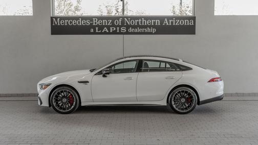 MANUFAKTUR Moonlight White Metallic 2026 Mercedes-Benz AMG GT 53 4-Door
