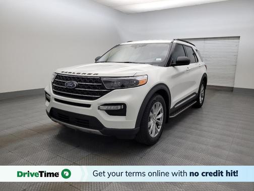 Star White Metallic Tri-Coat 2021 Ford Explorer XLT