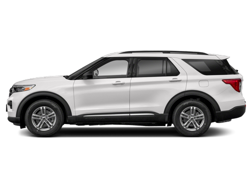 Star White Metallic Tri-Coat 2021 Ford Explorer XLT