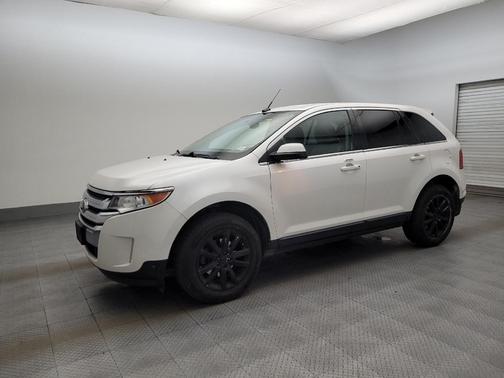 White Platinum Metallic Tri-Coat 2014 Ford Edge Limited