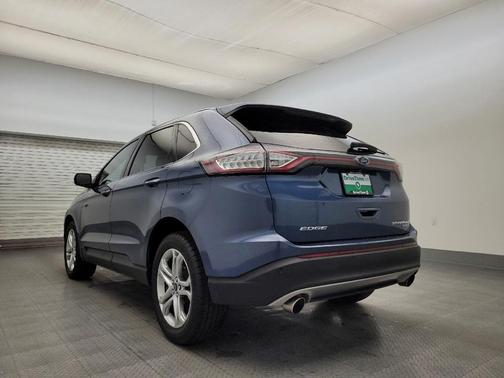 Blue 2018 Ford Edge Titanium