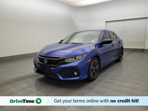 Aegean Blue Metallic 2017 Honda Civic EX-L Navi
