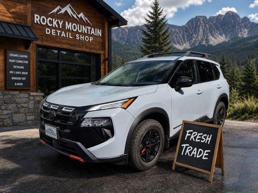 Boulder Gray Pearl 2025 Nissan Rogue Rock Creek