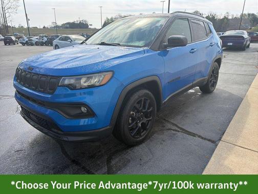 Laser Blue Pearlcoat 2022 Jeep Compass Latitude
