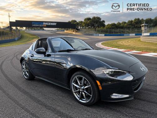 Jet Black Mica 2022 Mazda MX-5 Miata RF Grand Touring