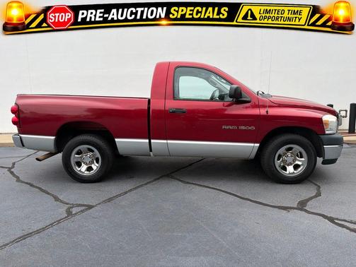 Inferno Red Crystal PC/Bright Silver Met Clearcoat 2007 Dodge Ram 1500 ST