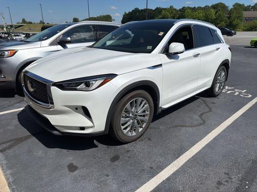 Radiant White 2023 INFINITI QX50 LUXE
