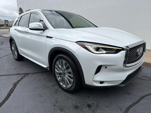 Radiant White 2023 INFINITI QX50 LUXE