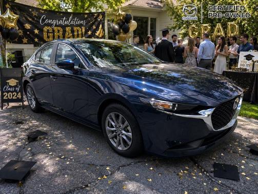 Deep Crystal Blue Mica 2024 Mazda Mazda3 FWD