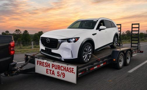 Rhodium White Premium 2024 Mazda CX-90 3.3 Turbo Premium