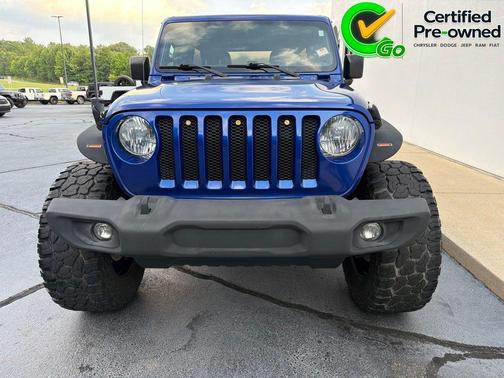 Ocean Blue Metallic Clearcoat 2018 Jeep Wrangler Unlimited Sport