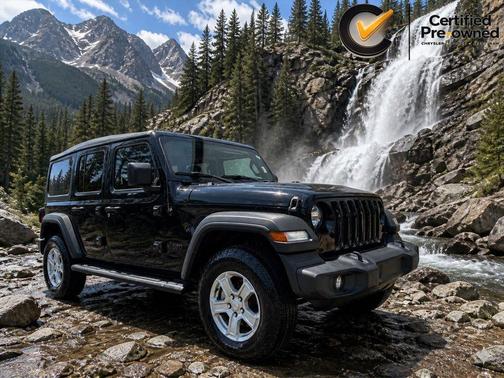 Black Clearcoat 2022 Jeep Wrangler Unlimited Sport