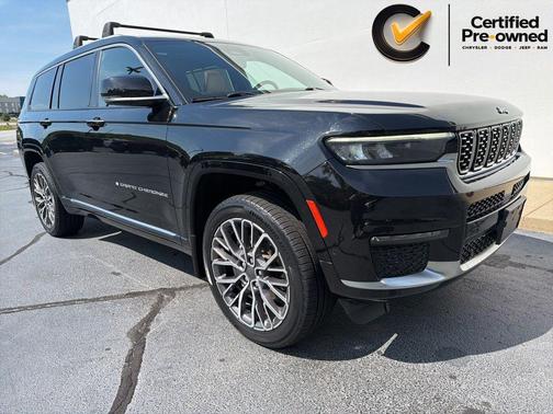 Diamond Black Crystal Pearlcoat 2021 Jeep Grand Cherokee L Summit Reserve
