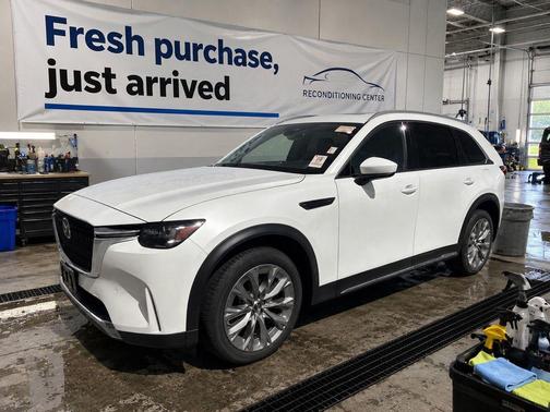 Rhodium White Premium 2024 Mazda CX-90 3.3 Turbo Premium