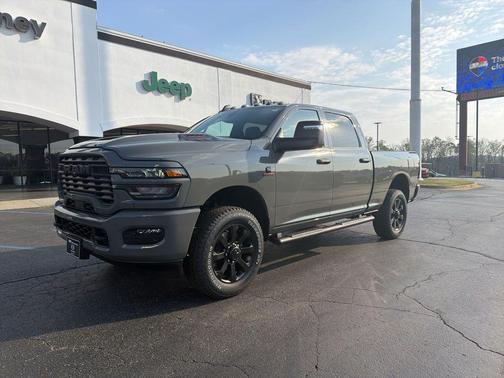 Ceramic Gray Clearcoat 2026 RAM 2500 Black Express Crew Cab 4x4 6'4' Box