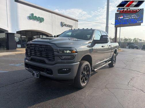 Ceramic Gray Clearcoat 2026 RAM 2500 Black Express Crew Cab 4x4 6'4' Box