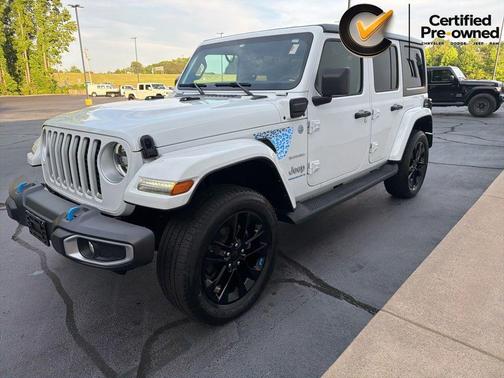 Bright White Clearcoat 2023 Jeep Wrangler 4xe Sahara